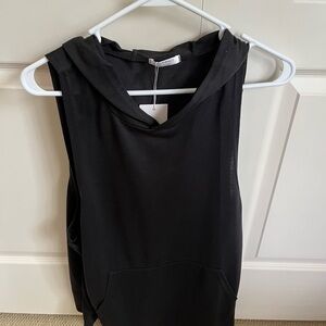 Cutoff sweatshirt workout shirt size L